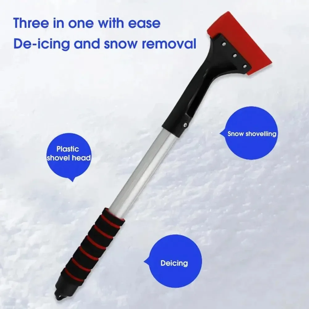Car Snow Shovel Non-slip Ice Scraper Multifunctional Grip De-icing Tool Winter Car Window Windshield Ice Scraper Accessories
