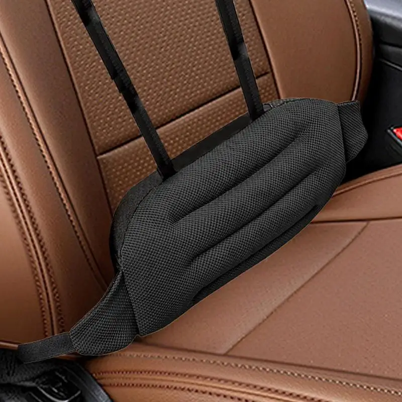 인체 공학적 등받이 쿠션 허리 베개 자동 좌석 등받이 쿠션 메모리 폼 자동차 의자 용 요추 지원 사무용품