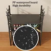 Hot simple kitchen microwave rack Storage rack Storage bowl rack Oven rack 4