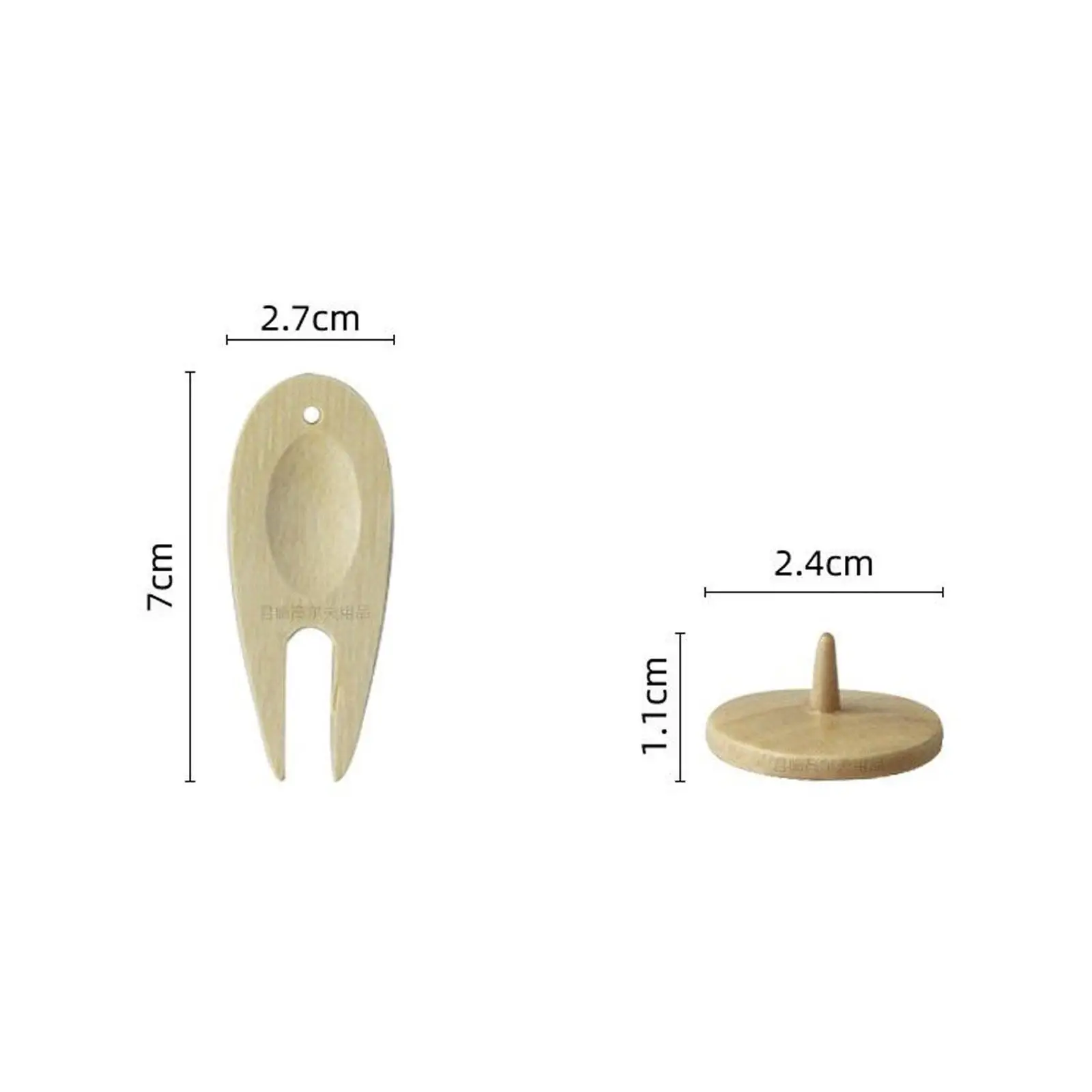 Golf Divot Repair Tool, Golf Ball Markers, Ball Position Marker, Mark Fork for Outdoor Beginner