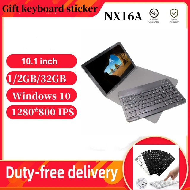 10.1 '' Tablet PC NX16A Windows 10 RAM 1GBDDR3+32GB Dual Cameras WIFI Quad  Core Bluetooth-Compatible - AliExpress