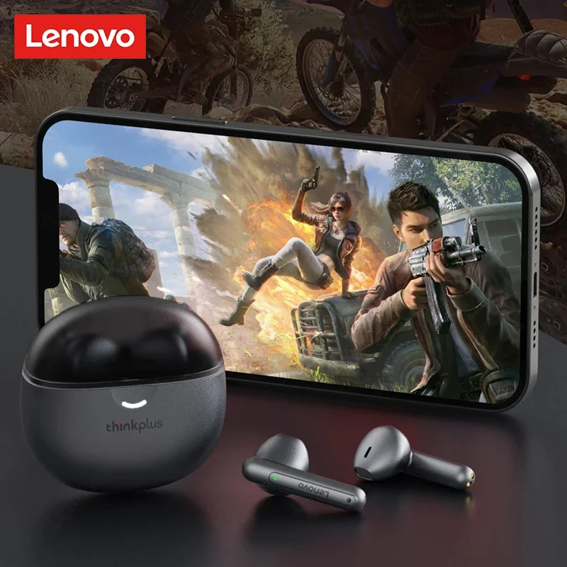 Оригинальные наушники Lenovo LP1 PRO HIFI стерео Бас TWS беспроводные Bluetooth V5.3 наушники Спортивная игровая гарнитура с микрофоном