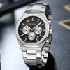 Curren 8440 Men Watch Business Militray Wristwatch 6-Hand Chronograph Quartz Casual Fashion Luxury Relogio Masculino 2