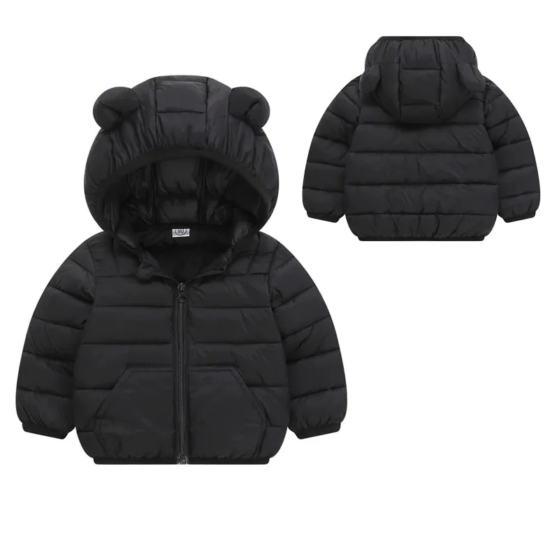 Kids Winter Hooded Cotton Jacket 1