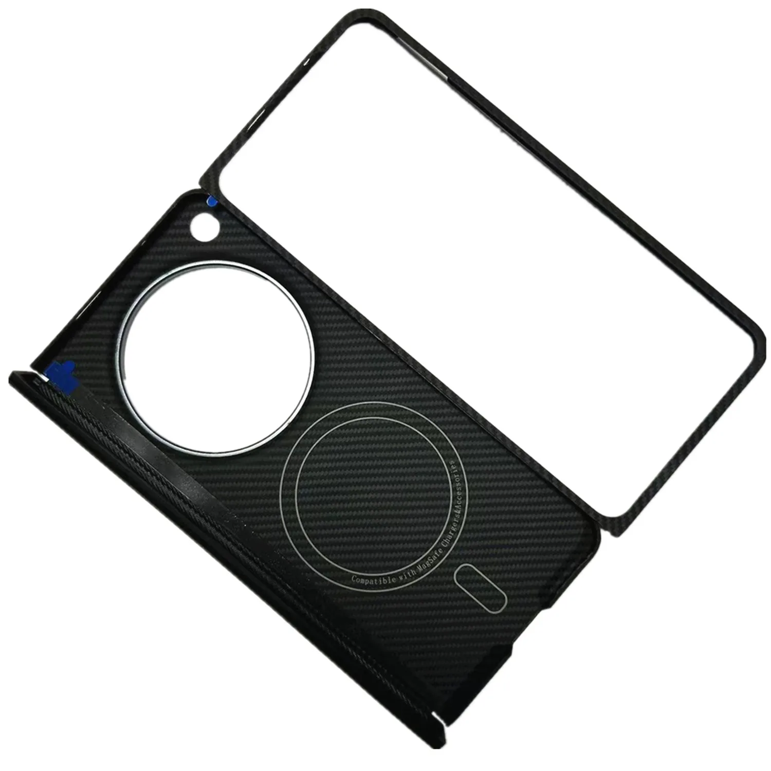 Original Aramid Carbon Fiber Hinge Case For OnePlus OPEN OPPO Find N3 Matte For Magsafe Hinge Protection Thin Hard Armor Cover