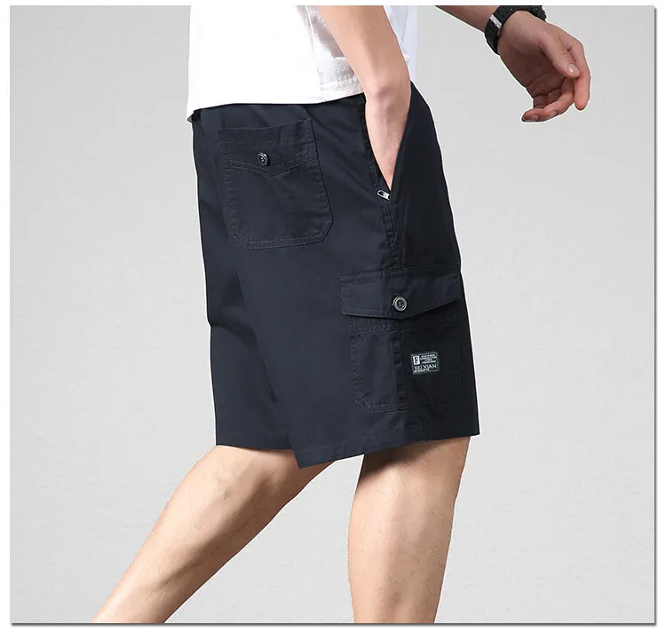 Men's Shorts Loose Casual Middle-aged Capris in Summer Wear Dad's Pure Cotton Home Pants Outside in Summer Casual Shorts 2022 casual shorts for men