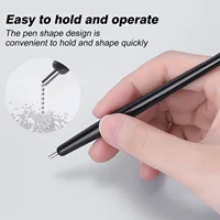 1pc New Black Pole Steel Ball Special Magnetic Pen Convenient High-precision DIY Nail Dotting Tool 2
