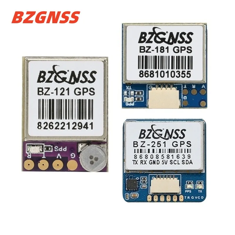 BZGNSS BZ121 BZ181 BZ251 Module de positionnement GPS double protocole adapté FPV hors contrôle de sauvetage Drones de croisement à voilure fixe – Image 2