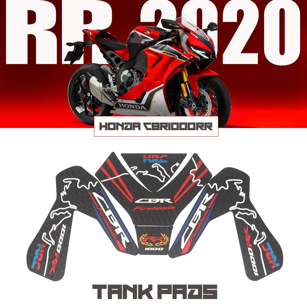 For HONDA CBR1000RR CBR 1000 RR  2017 2018 Motorcycle Side Decal Gas Knee Grip Protector Anti Slip Sticker Tank PAD Sticker