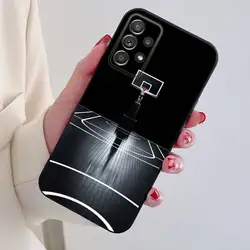 Black Soft Silicone Basketball Phone Case - SamsungS24u (Z1)
