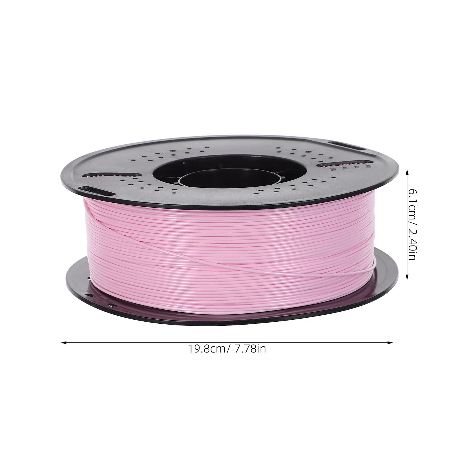 Petg 필라멘트 핑크 1.75mm 1Kg 스풀 고정밀 치수 정확도 내구성 방습 무취 3D 프린터용 야외용