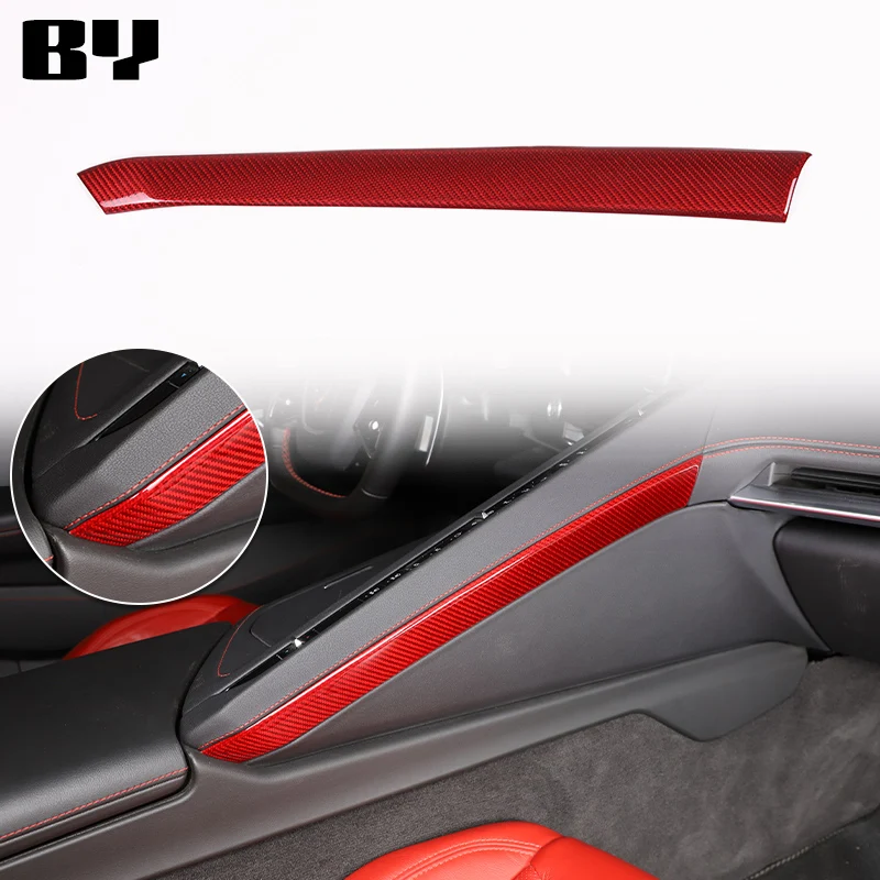 

For Chevrolet Corvette C8 Z51 Z06 2020-2024 Car styling center control decoration strips sticker car Accessorie