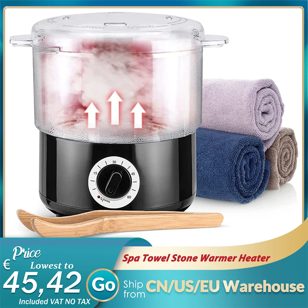 Quick heating Spa Towel Stone Warmer Heater Towel Steamer Daytime