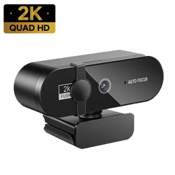 Ultra HD USB Webcam with Microphone and Auto Focus (2K)