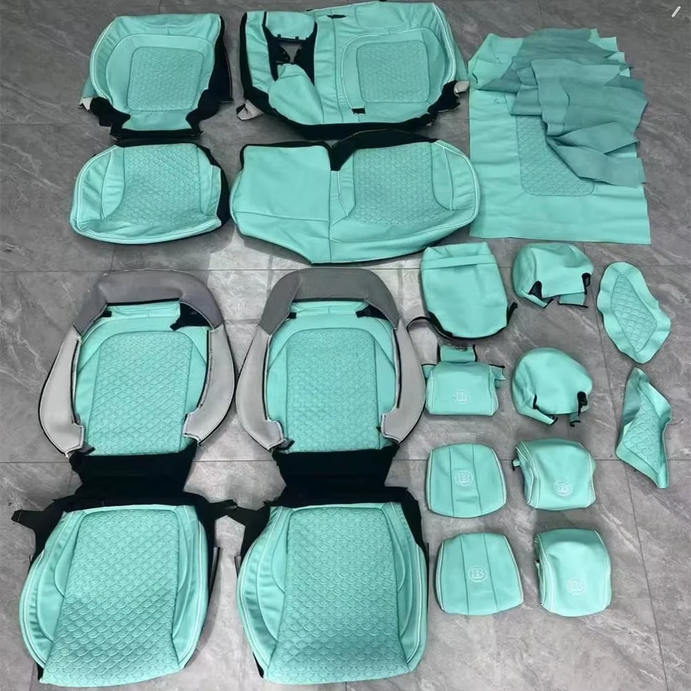 GSY 공장 도매 G300 G350 G500 G550 G63 맞춤형 나파 가죽 에어로 시트 시트 커버 교체 상용차 시트