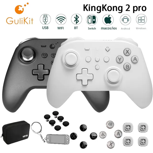 Gulikit kingkong 2 Pro Controller For MacOS Windows iOS Android Somatosensory Gamepad Kingkong2 Support Nintendo Switch Wake-up 1