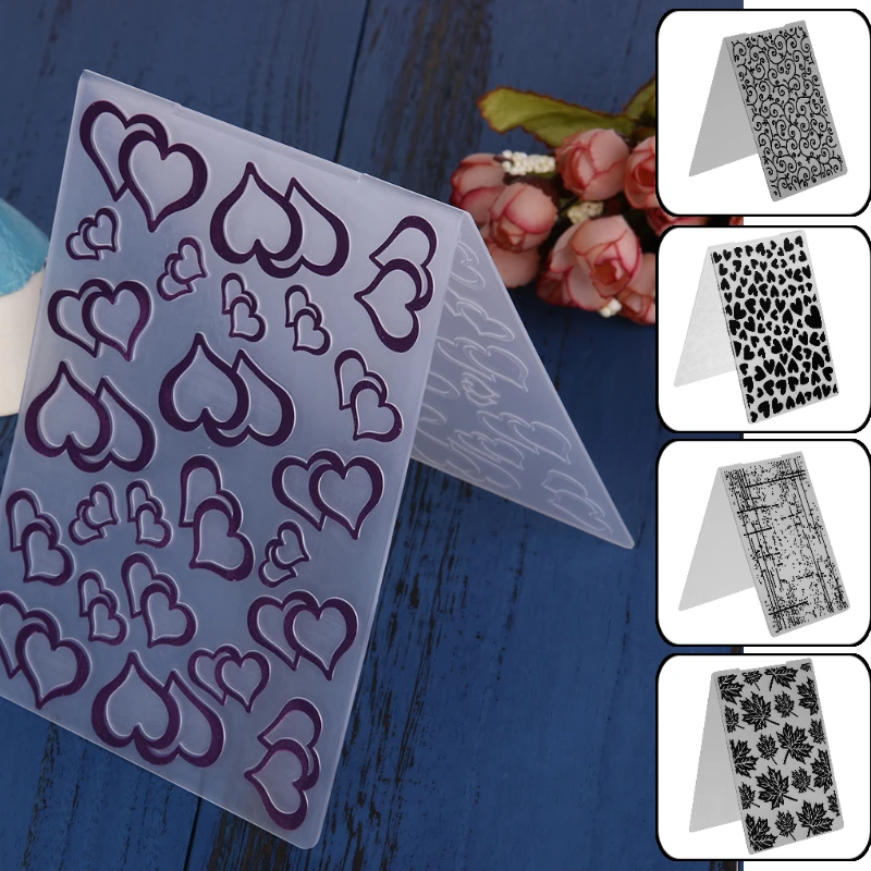 BAOFALI Dossier De Gaufrage 3D Pour La Fabrication De Cartes, Texture