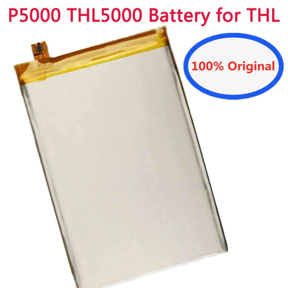 

High Quality Original Elephone Battery For THL 5000 THL5000 Elephone P5000 DEXP Ixion XL5" ML5 5000mAh Phone Battery Batteries