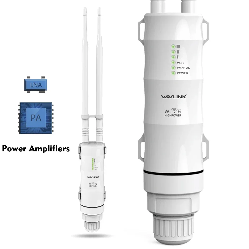 Wavlink AC600 Weatherproof Wi Fi Signal Booster RJ45 Outdoor Wireless WiFi AP/Repeater/Router Extender 5G Bridge POE EU/US PLUG 4