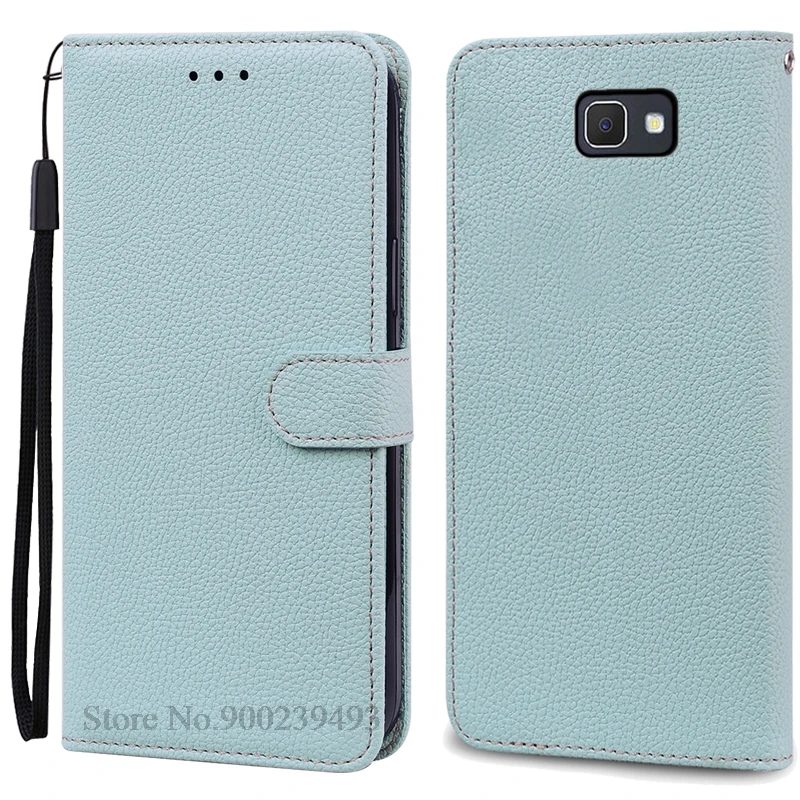 Leather Wallet Flip Cover for Samsung Galaxy J7 Prime