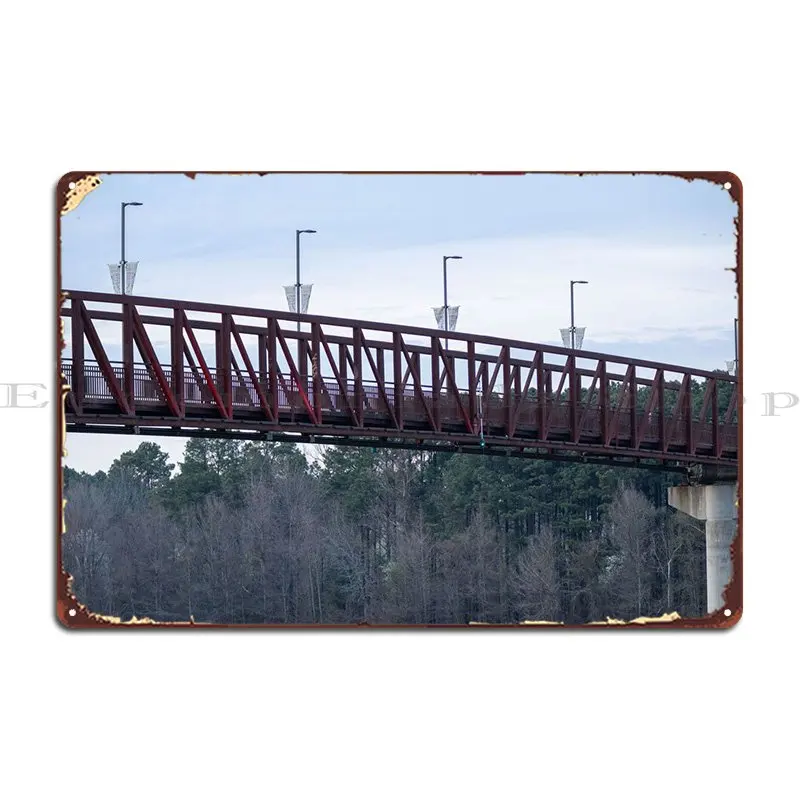 

Two Rivers Park Bridge 5 Metal Plaque Poster Create Plaques Cave Customized Cinema Tin Sign Poster