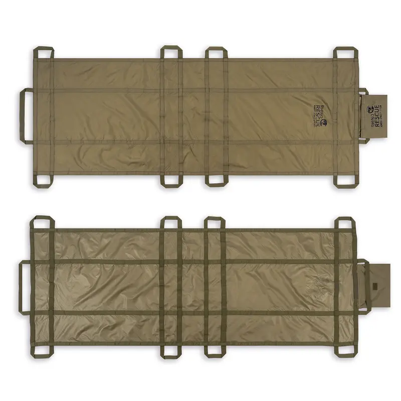 RHINO RESCUE Disposable Emergency Stretcher Portable Rescue Litter for Outdoor Camping First Aid Kit IFAK - Image 2