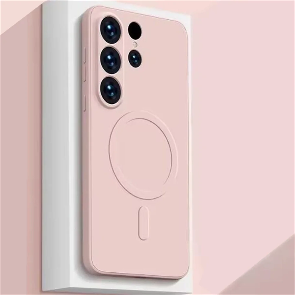 Magnetic Magsafe Wireless Charging Silicone Case