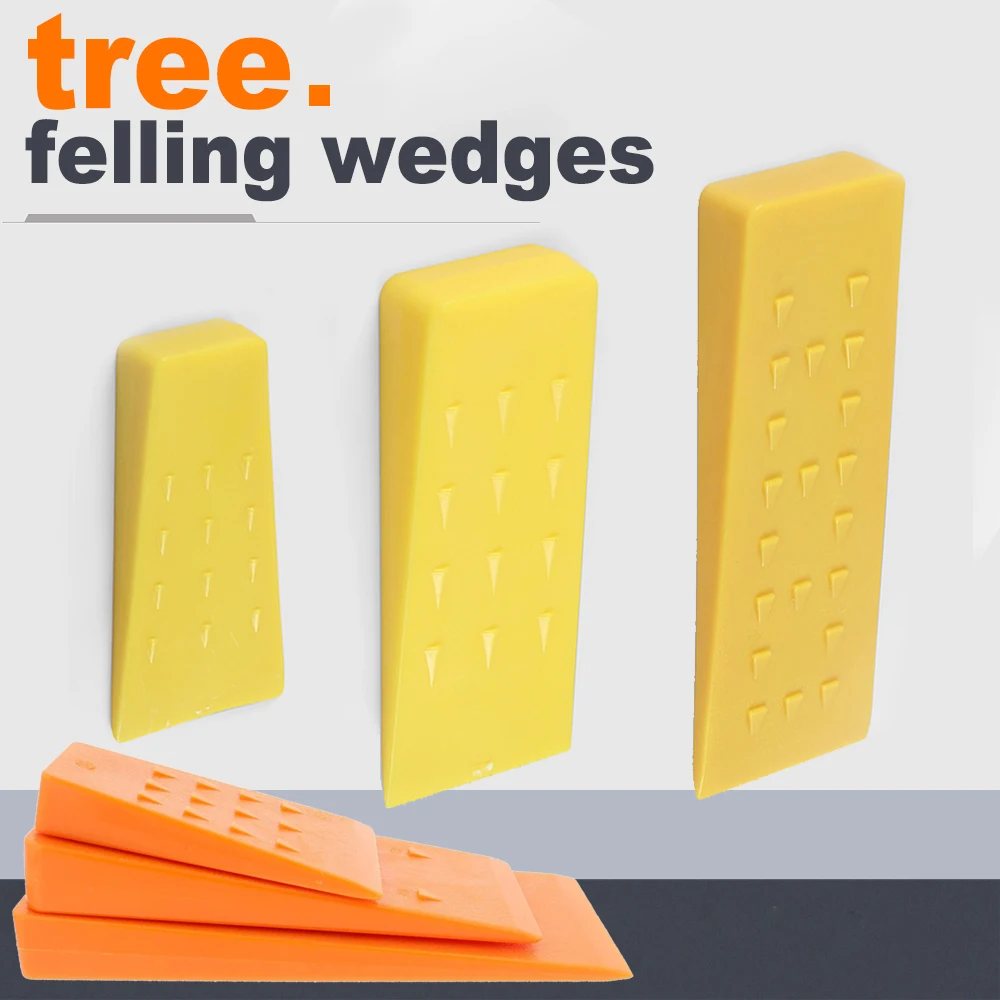 garden hand tools Tree Felling Wedge Plastic Felled Chock Tree Cutting Wedge for Logging Falling Cutting Cleaving Woodcutting Tools