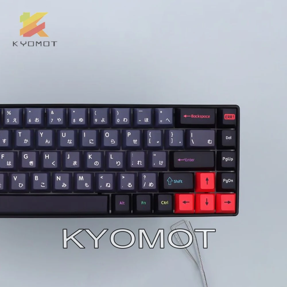 Kyomot Gmk 139 Teclas Drácula Keycaps Pbt Sublimação Cereja Perfil para Faça Você Mesmo Layout Ducky Teclado Mecânico Personalizar Tampa Chave - Imagem 2