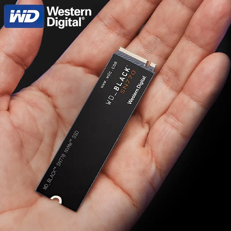 Western Digital WD SN770 500 ГБ 1 ТБ 2 ТБ SSD NVMe Gen4 PCIe M.2 2280 PCIe 4,0 X4 Внутренний твердотельный диск для рабочего стола PS5