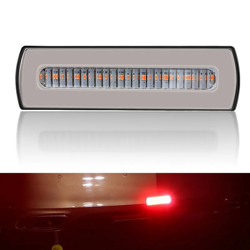 

1pc LED Car Warning Tail Lights 9V-80V Brake Stop Safety Indicator Lamp for Truck Lorry Trailer Car Daytime Night Running Light