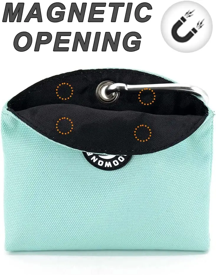 Collarlogo Hands-Free Dog Treat Pouch with Magnetic Closure Pet Training Pocket Outdoor Portable Waist Bag for Training