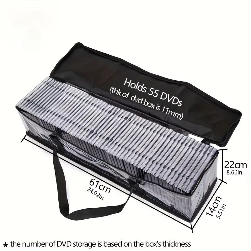 Large Capacity Transparent Storage Bag DVD Storage Bag, Comic Book Storage Bag, Transparent Collection Bag, Clothing Storage Bag 3