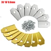 35*18*0.6mm Lawn Robot Blade Silver Gold Lawn Mover Replacement Blade For Gardena Husqvarna Automower yardforce Garden Tools 1