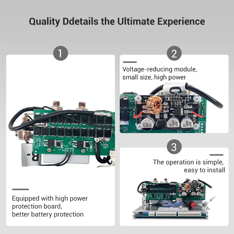 102.4V 350A 500A Relay bms 32s lifepo4 2000A 5000A Peak Battery protection board