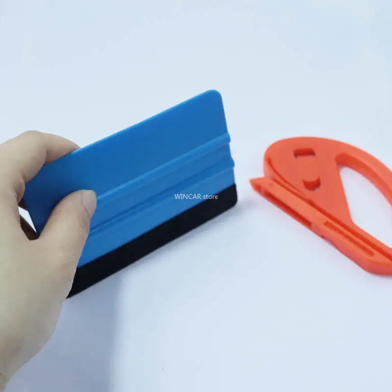 Car Vinyl Wrap Tool Set Film Cutter Squeezing Scraper Carbon Fiber Film Wrapping Cutter Aid Tool Window Tinting car wrapping tools automotive film tools