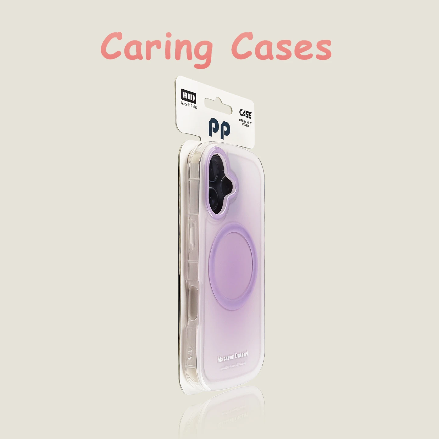 Matcha Green Gradient Clear Shockproof Premium Magnetic Case