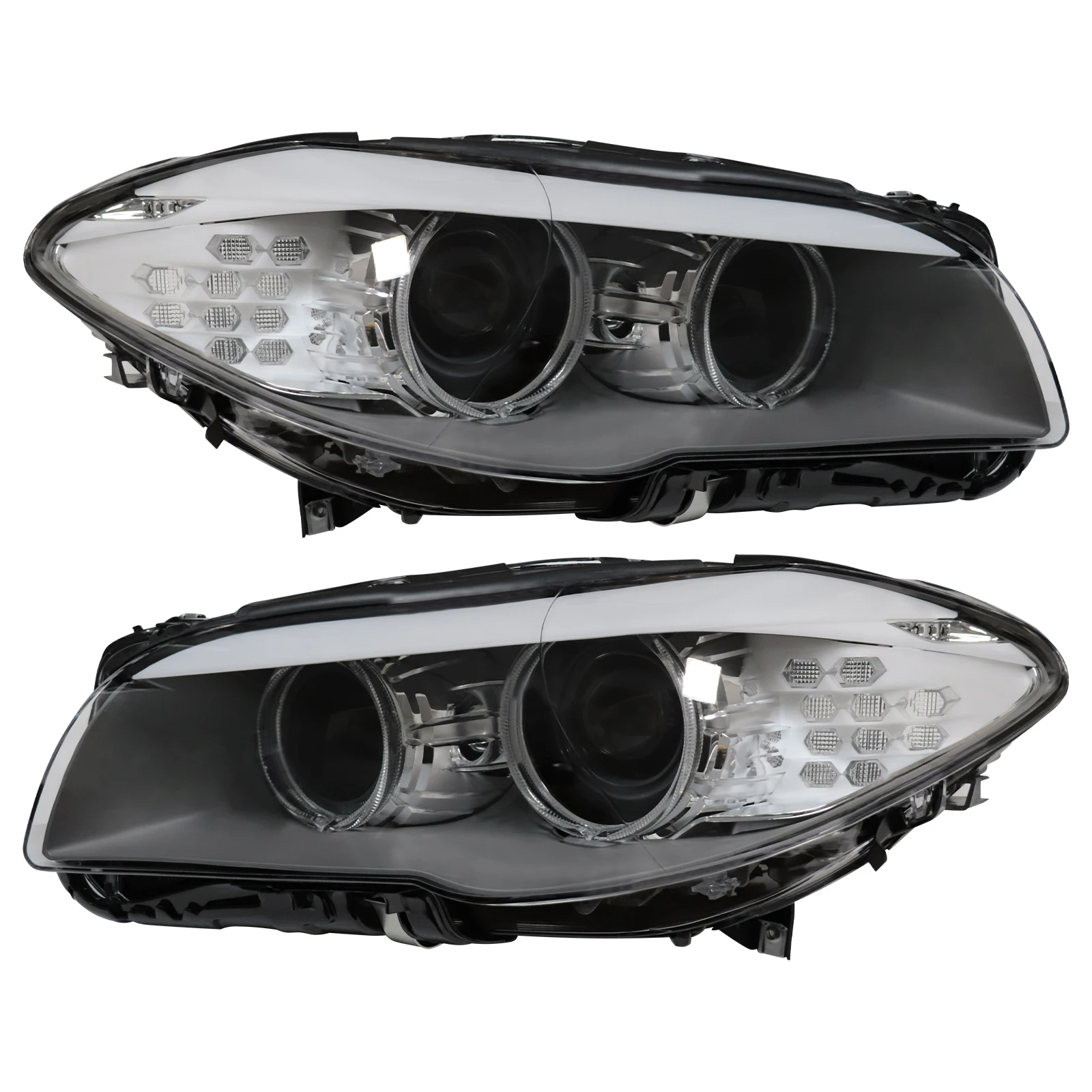 Xenon Headlights Pair For 2011-2013 BMW 5 series F10 550i 535i 528i Left/ Right / 1 pair (Left+Right) 63117203243 63117203244  2