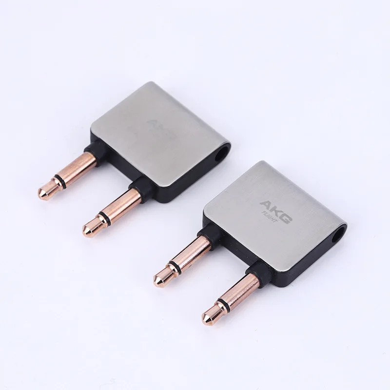 Hifi Ouro Nickel Plated Air Plane 3.5 mm Avião Airline Headphone Mono Audio Converter Viagem Jack Plug Splitter Adapter - Imagem 3