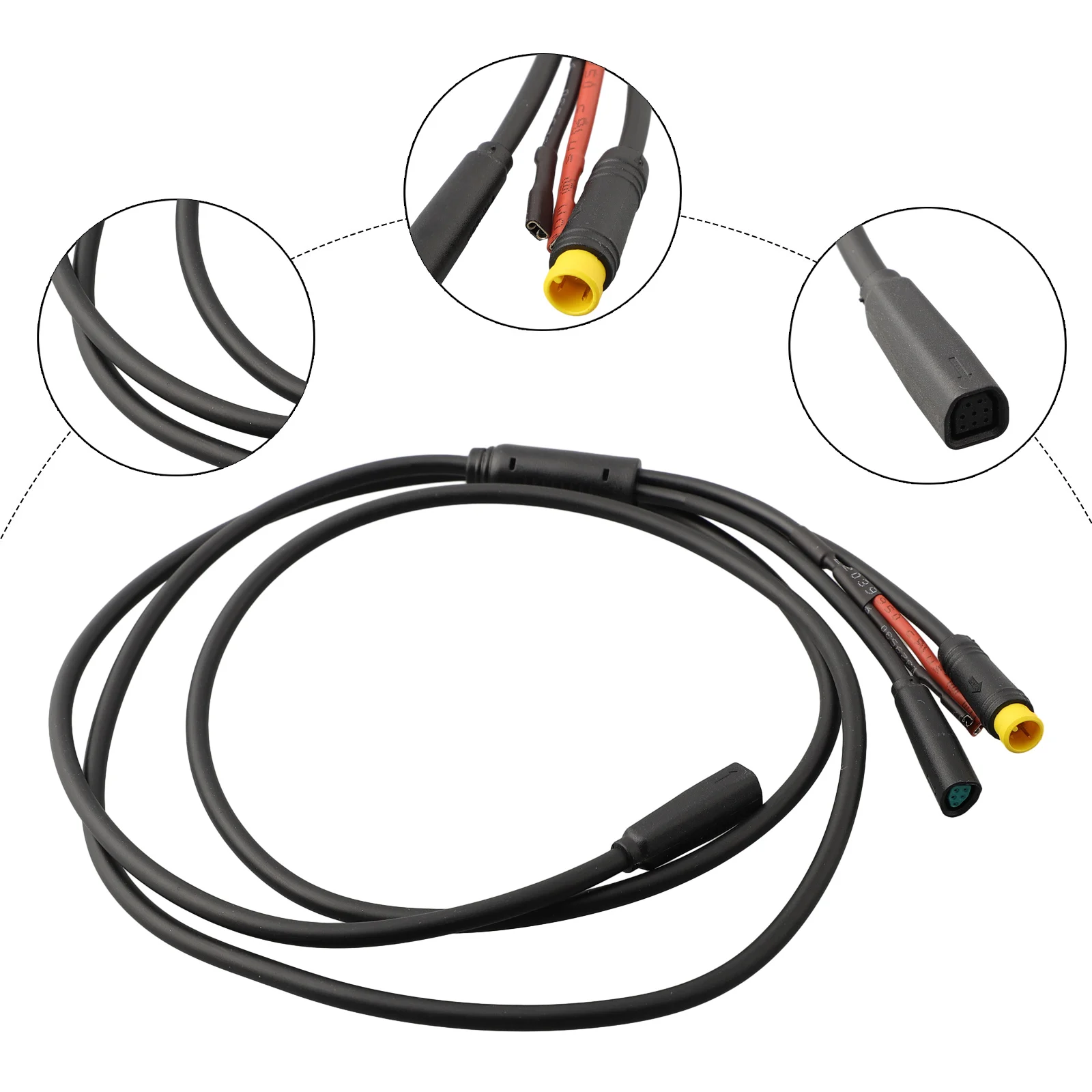 전기 자전거 모터 케이블 1T3 조립 케이블 브레이크 디스플레이 스로틀 커넥터 Bafang M510 600 560 410 Ebike 액세서리