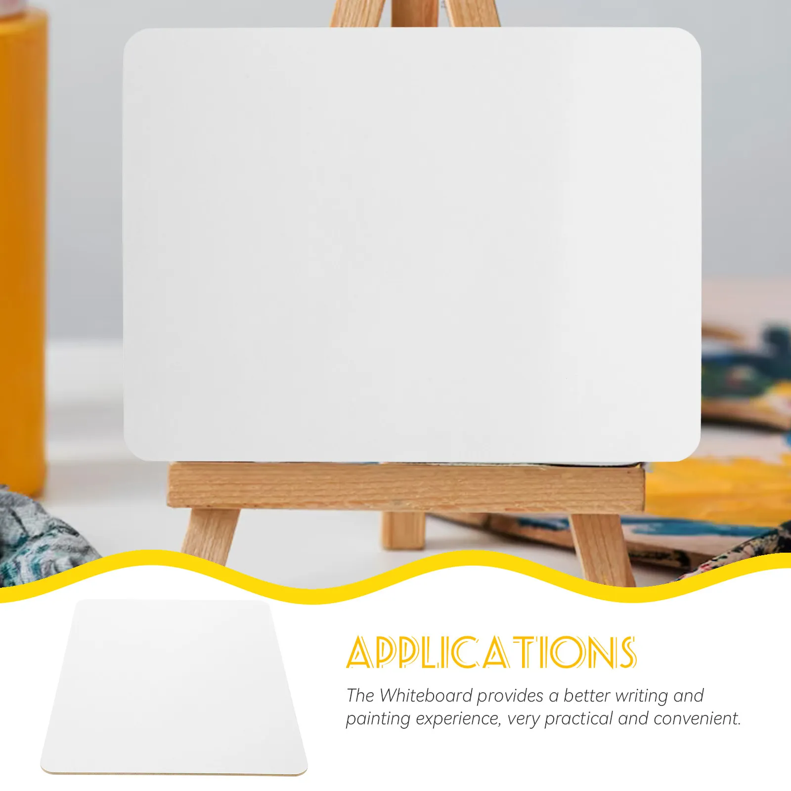 휴대용 미니 화이트보드 학생용 어린이용 성인용 가볍고 컴팩트한 교실 사무실 가정용 소형 드라이 이레이저 화이트보드