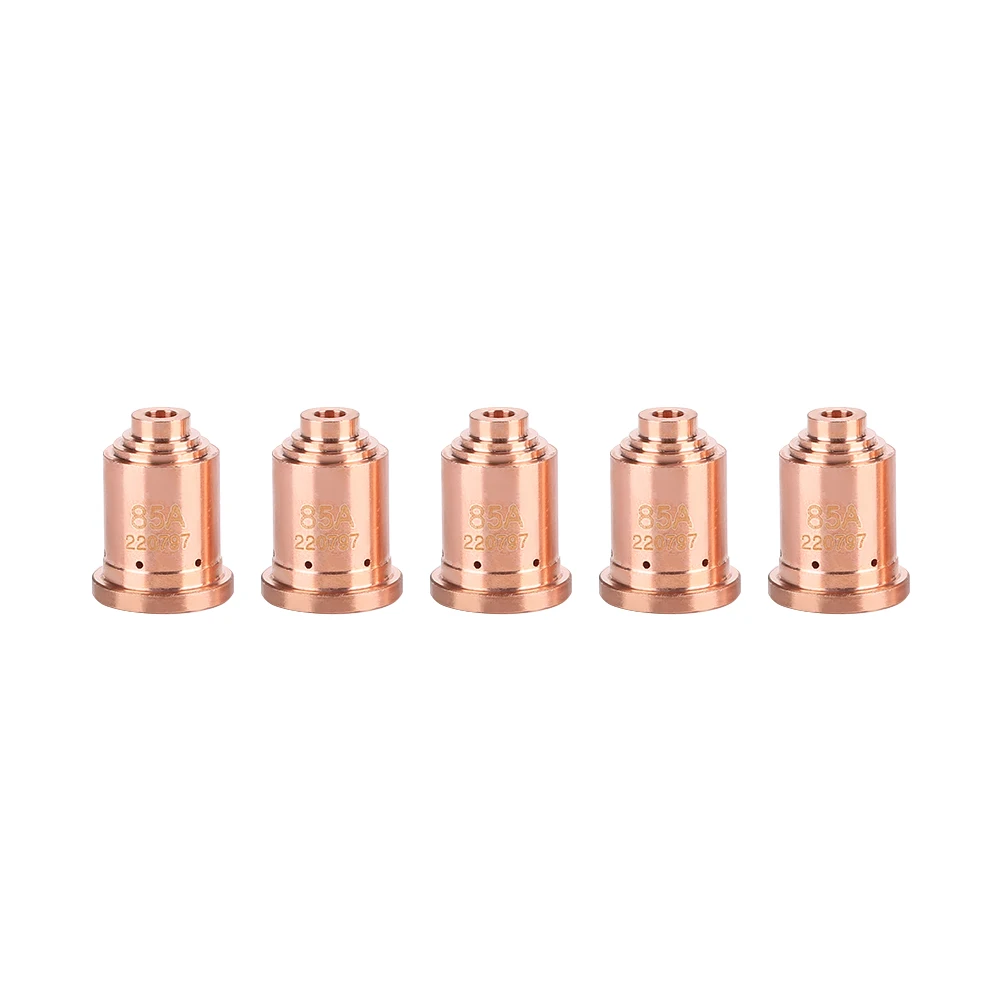 5Pcs 85A Plasma Cutter Nozzle Tips 220797 Fit for MAX85 Plasma Cutter Tip