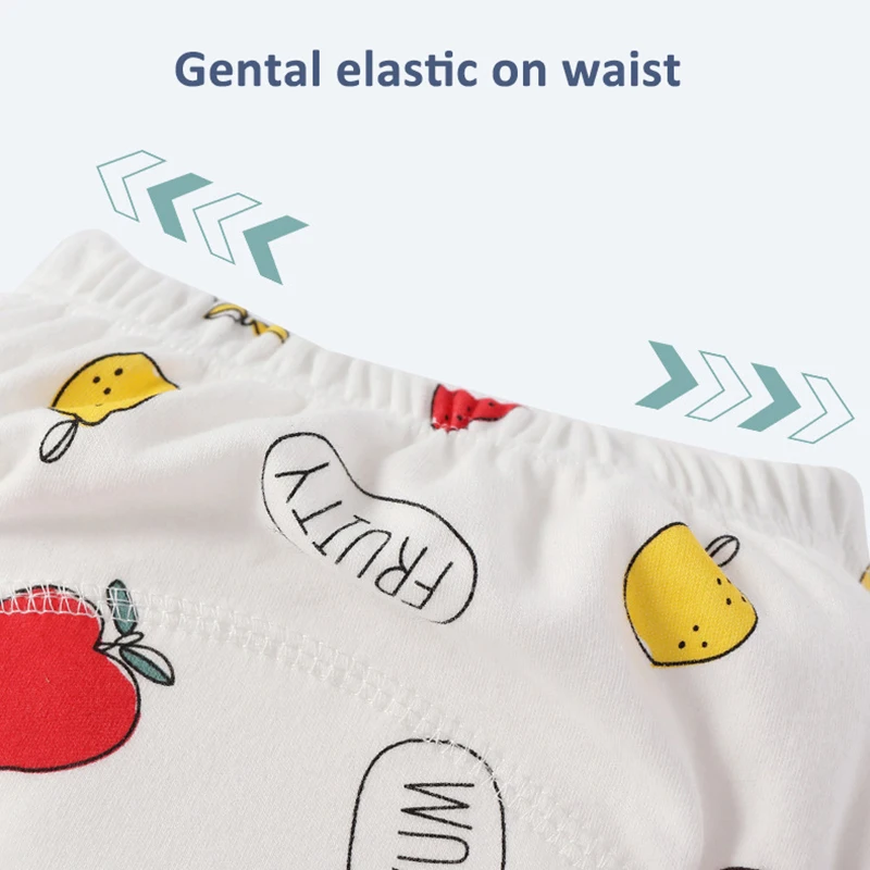 4db Kisded Vízhatlan esőköpény diapers Dunamocs Sort underwears újrafelhasználható Lágy Ökológiai Pamut Kisded Dilis Tréning nadrágot számára fiúknak lányok