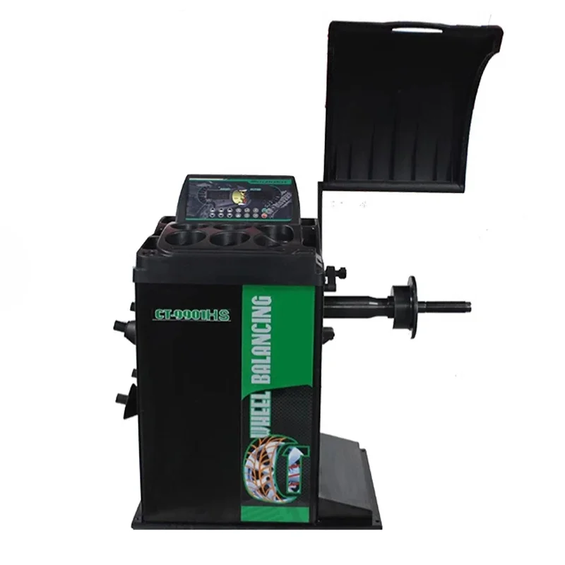 CT9901HS Fully Automatic Tire Balancing Machine Dynamic Balancing Instrument Infrared Automatic Point Findin, Braking