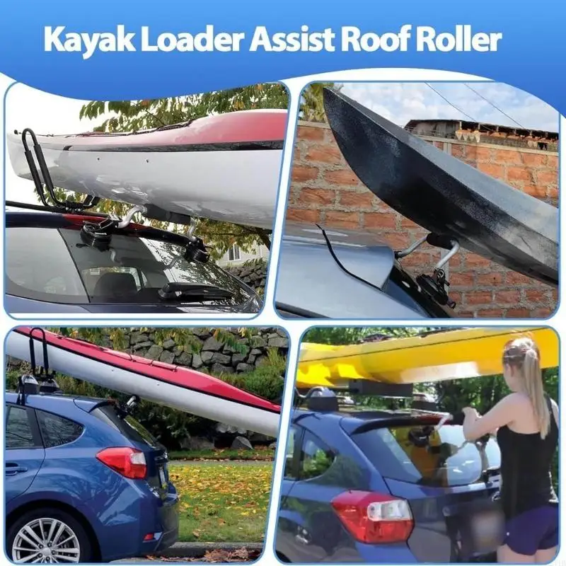 카약 흡입 컵 홀더 카약 로드 어시스트 카 탑 카약 루프 로드 어시스트