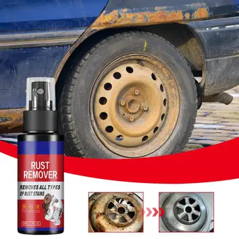 Car Rust Removal Spray Metal Car Detailing Spray Rust Dissolver Auto Polishing Care Anti-corrosion Car Body Rust Cleaning Spray 1
