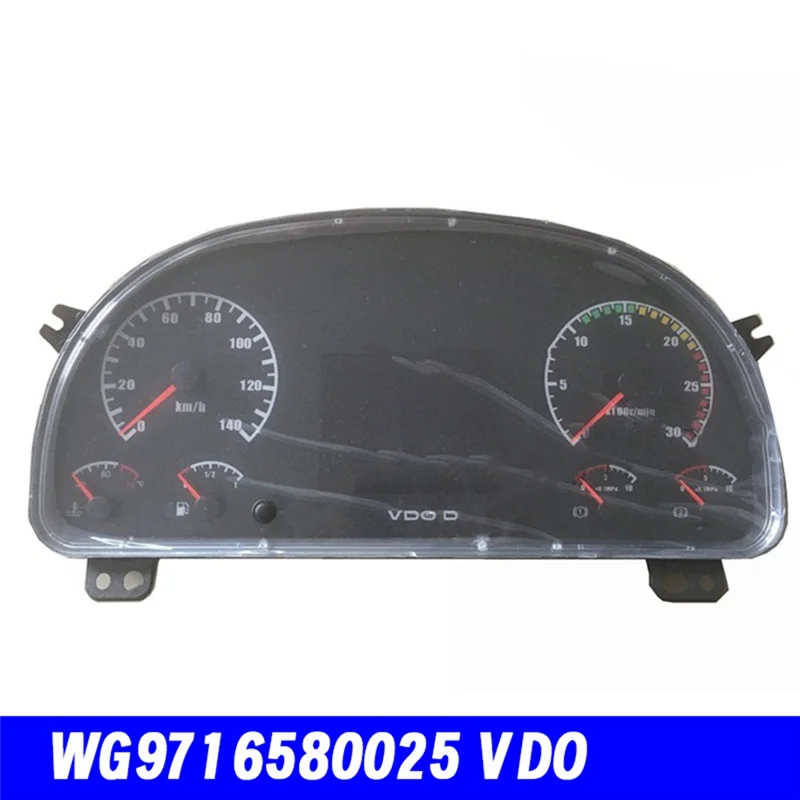 핫 세일-VDO WG9716580025 결합형 계기판 작업대 조립 오도미터 타코미터 HOWO 자동차 델롱 시노트루용