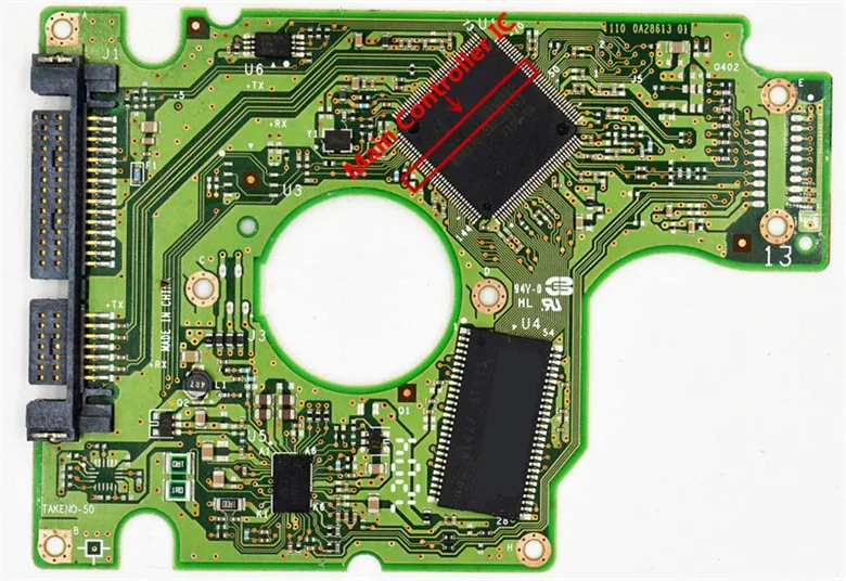 Ÿġ HDD PCB 220 0A28613 01 , 110 0A28613 01 / IC: 0A50489 0A28644 / 0A52026 HTS541680J9SA00,HTS541612J9SA00