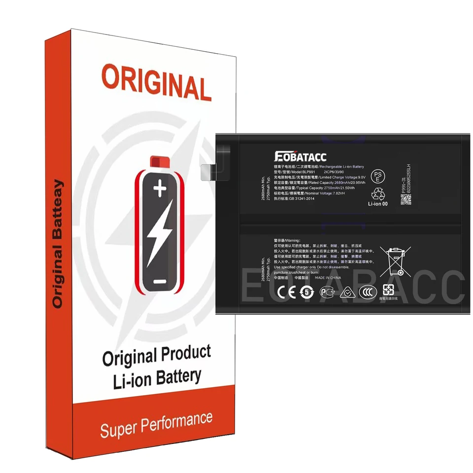 2026 Years New Battery 5500mAh BLP991 Battery For Realme GT 2026 Years New Battery 5500mAh BLP991 Battery For Realme GT
