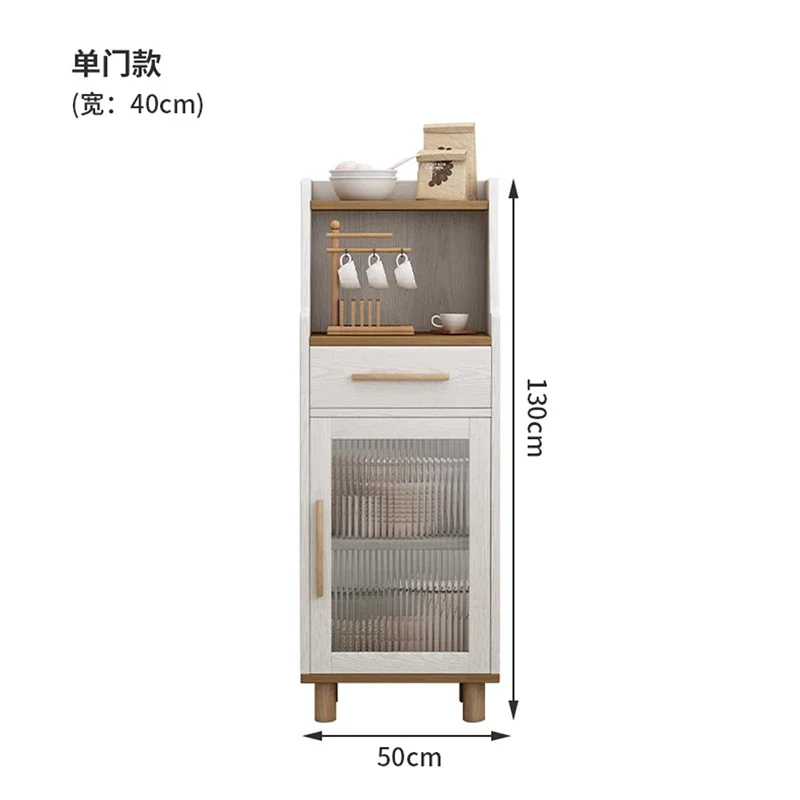 Sideboard Furniture Organizer Room Sideboards White Angle Shelf Industrial Living Kitchen Storage Two-door Cabinet et LT